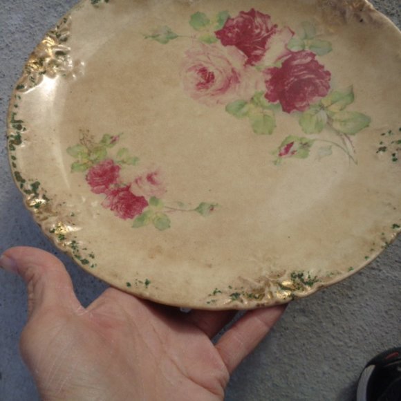 Antique Wheeling La Belle China Gold edged… - Picture 2 of 7